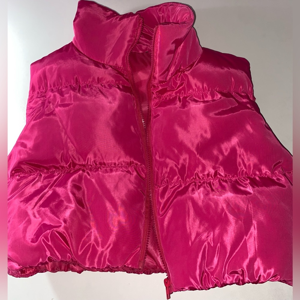 Pink Cropped Vest